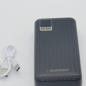soffany AG03-002 10.000 mAh P.Bank 22.5W 2 Type-C + 1 USB Çıkışlı Siyah